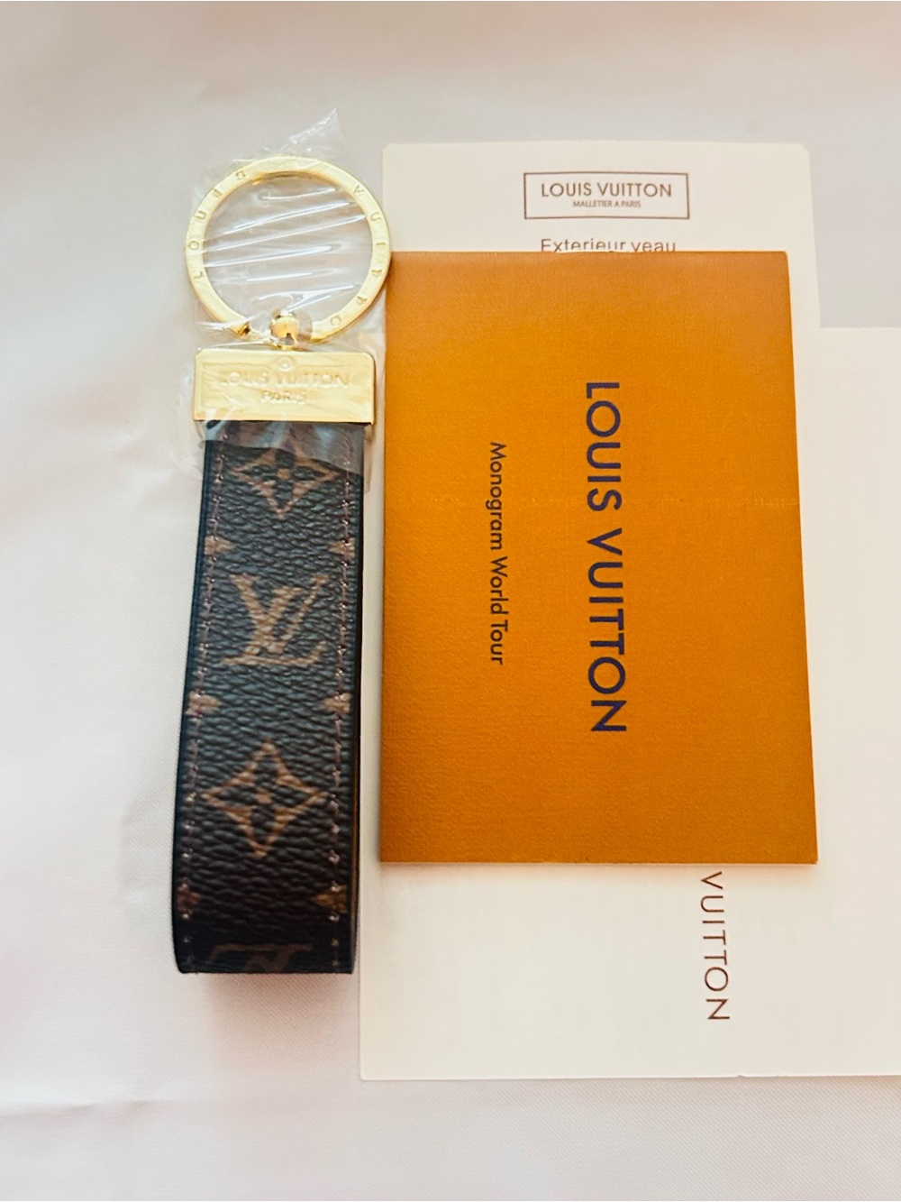 Louis Vuitton Monogram World Tour Keychain/Bag Charm